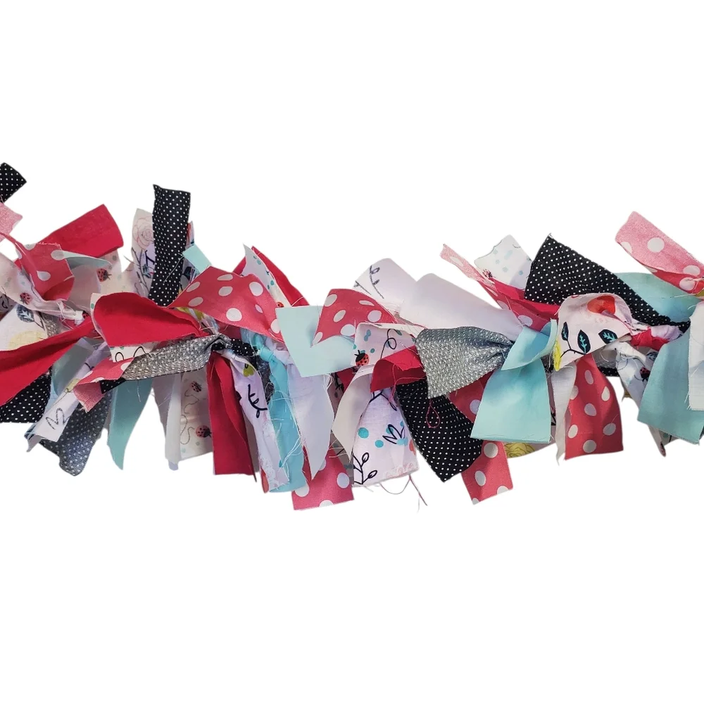 New Hand-crafted Fabric Garland